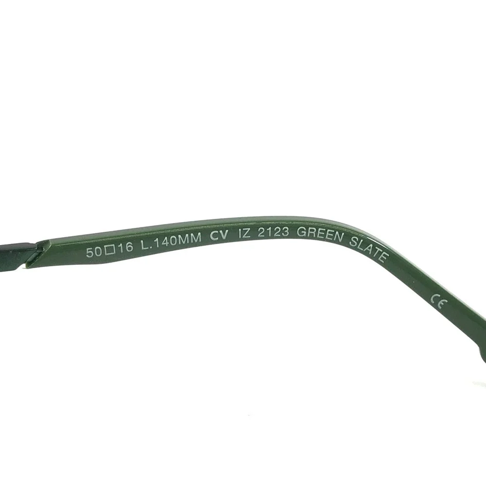 IZOD Eyeglasses Frames IZ2123 GREEN SLATE Rectangle Wire Rim 50-16-140